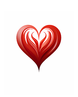 JPG 백그라운드 일러스트 사랑 사람없음 빨간색 하트 국내일러스트 AI일러스트 AI콘텐츠 모양 감정 컬러 파일형식