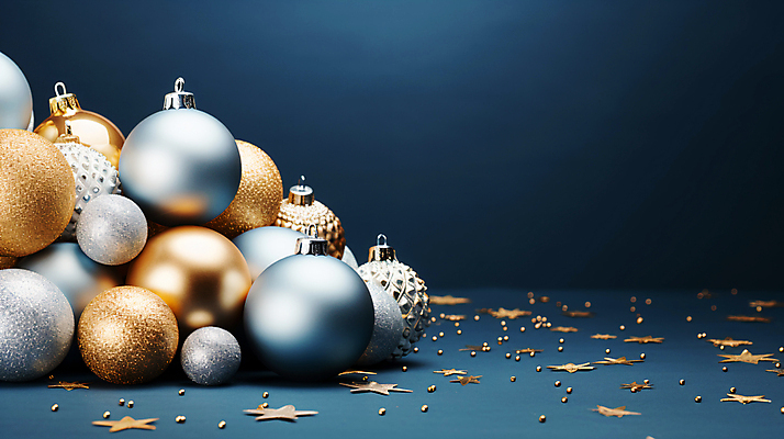JPG 편집이미지 별 크리스마스장식 크리스마스 사람없음 장식볼 금색 화려 디지털합성 오너먼트 카피스페이스 편집소스 편집실사 AI포토 AI콘텐츠 자연요소 기념일 컬러 컨셉 장식 공백 CG 파일형식
