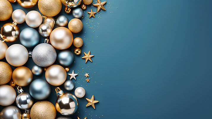 JPG 편집이미지 별 크리스마스장식 크리스마스 사람없음 장식볼 금색 화려 디지털합성 오너먼트 카피스페이스 편집소스 편집실사 AI포토 AI콘텐츠 자연요소 기념일 컬러 컨셉 장식 공백 CG 파일형식