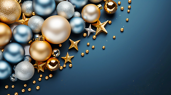 JPG 편집이미지 별 크리스마스장식 크리스마스 사람없음 장식볼 금색 화려 디지털합성 오너먼트 카피스페이스 편집소스 편집실사 AI포토 AI콘텐츠 자연요소 기념일 컬러 컨셉 장식 공백 CG 파일형식
