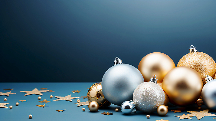 JPG 편집이미지 별 크리스마스장식 크리스마스 사람없음 장식볼 금색 화려 디지털합성 오너먼트 카피스페이스 편집소스 편집실사 AI포토 AI콘텐츠 자연요소 기념일 컬러 컨셉 장식 공백 CG 파일형식