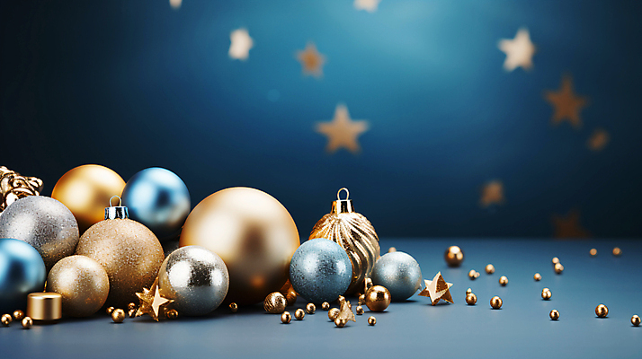 JPG 편집이미지 별 크리스마스장식 크리스마스 사람없음 장식볼 금색 화려 디지털합성 오너먼트 카피스페이스 편집소스 편집실사 AI포토 AI콘텐츠 자연요소 기념일 컬러 컨셉 장식 공백 CG 파일형식