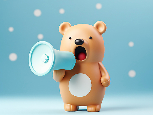 JPG 편집이미지 겨울 곰 들기 이벤트 사람없음 쇼핑 확성기 외침 곰인형 눈 알림 오브젝트 이미지편집 편집실사 AI컴퓨터그래픽 AI콘텐츠 자연요소 동물 계절 인형 포유류 모션 날씨 소리 CG 파일형식