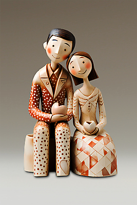 전신 PSD 편집이미지 커플 원피스 여자 남자 사랑 들기 앉기 정장 두명 기댐 클레이아트 이미지편집 옷 감정 관계 모션 사람 공예 점토 파일형식