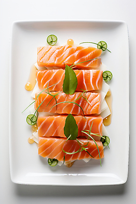 JPG 편집이미지 접시 음식 사람없음 생선회 신선 연어회 편집실사 AI포토 AI콘텐츠 식기 회 CG 연어 파일형식