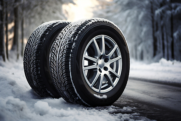 JPG 편집이미지 도로 겨울 사람없음 눈 디지털합성 타이어 눈길 편집실사 AI포토 AI콘텐츠 자연요소 계절 길 교통시설 날씨 눈_날씨 CG 파일형식