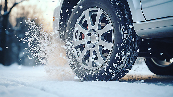 JPG 편집이미지 겨울 자동차 사람없음 눈 디지털합성 타이어 눈길 안전운전 눈길운전 폭설 편집실사 AI포토 AI콘텐츠 자연요소 계절 길 육상교통 날씨 눈_날씨 운전 자연재해 CG 교통안전 파일형식