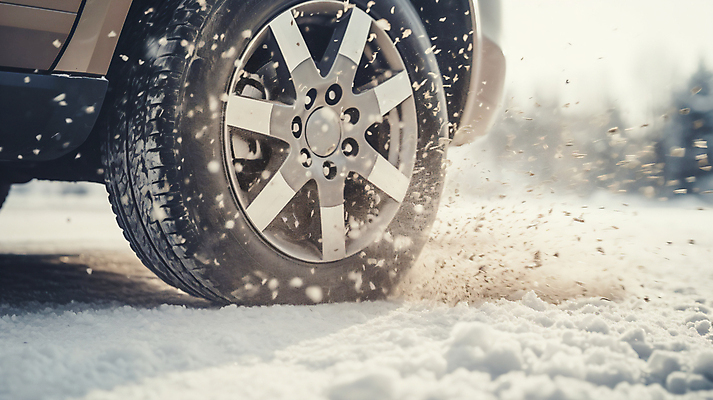 JPG 편집이미지 겨울 자동차 사람없음 눈 디지털합성 타이어 눈길 안전운전 눈길운전 폭설 편집실사 AI포토 AI콘텐츠 자연요소 계절 길 육상교통 날씨 눈_날씨 운전 자연재해 CG 교통안전 파일형식