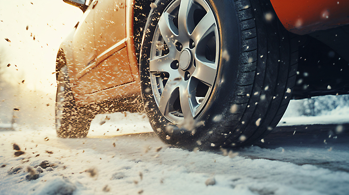 JPG 편집이미지 겨울 자동차 사람없음 눈 디지털합성 타이어 눈길 안전운전 눈길운전 폭설 편집실사 AI포토 AI콘텐츠 자연요소 계절 길 육상교통 날씨 눈_날씨 운전 자연재해 CG 교통안전 파일형식