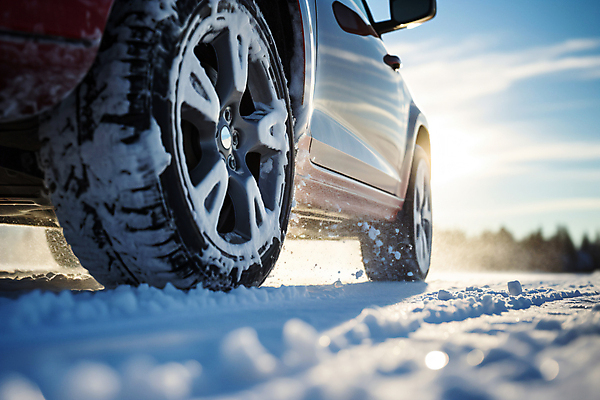 JPG 편집이미지 겨울 자동차 사람없음 눈 디지털합성 타이어 눈길 안전운전 눈길운전 폭설 편집실사 AI포토 AI콘텐츠 자연요소 계절 길 육상교통 날씨 눈_날씨 운전 자연재해 CG 교통안전 파일형식