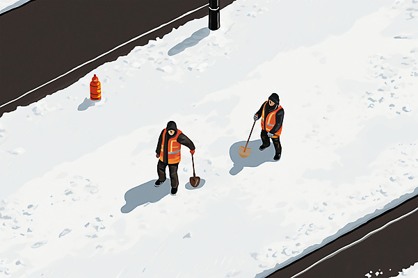 전신 PSD 남자 도로 백그라운드 겨울 일러스트 들기 성인 두명 추위 눈 도시 청소 삽 제설 성인남자만 눈덮임 제설도구 국내일러스트 자연요소 계절 길 컨셉 교통시설 모션 날씨 사람 도구 남자만 성인만 파일형식