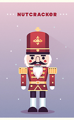 인형 크리스마스 겨울 일러스트 이벤트 타이포그라피 사람없음 빨간색 장난감 군복 오브젝트 병정 호두까기인형 국내일러스트 AI파일 문자 계절 기념일 컬러 유니폼 목각인형 파일형식 벡터