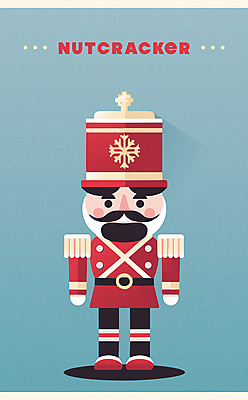 인형 크리스마스 겨울 일러스트 이벤트 타이포그라피 사람없음 빨간색 장난감 군복 오브젝트 병정 호두까기인형 국내일러스트 AI파일 문자 계절 기념일 컬러 유니폼 목각인형 파일형식 벡터