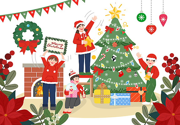 전신 여자 열매 남자 별 리본 어린이 크리스마스장식 크리스마스 겨울 일러스트 서기 들기 앉기 소녀 소년 여러명 선물상자 크리스마스트리 즐거움 준비 벽난로 손인사 따봉 스노글로브 포인세티아 가랜드 겨울방학 꾸미기 징글벨 어린이만 오너먼트 크리스마스리스 국내일러스트 AI파일 카드프레임 자연요소 식물 계절 기념일 꽃 감정 다수 모션 방학 프레임 선물 사람 장식 상자 화환 종 인사 최고 파티용품 파일형식 벡터