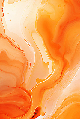 JPG 백그라운드 일러스트 붓터치 추상 수채화 사람없음 주황색 번짐 국내일러스트 AI일러스트 AI콘텐츠 컬러 무늬 파일형식 효과