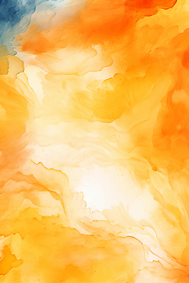 JPG 백그라운드 일러스트 붓터치 추상 수채화 사람없음 주황색 번짐 국내일러스트 AI일러스트 AI콘텐츠 컬러 무늬 파일형식 효과