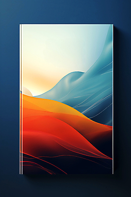 JPG 편집이미지 디자인 표지 물결 추상 사람없음 책 컬러풀 웨이브 심플 미니멀 편집실사 AI포토 AI콘텐츠 컬러 무늬 CG 파일형식