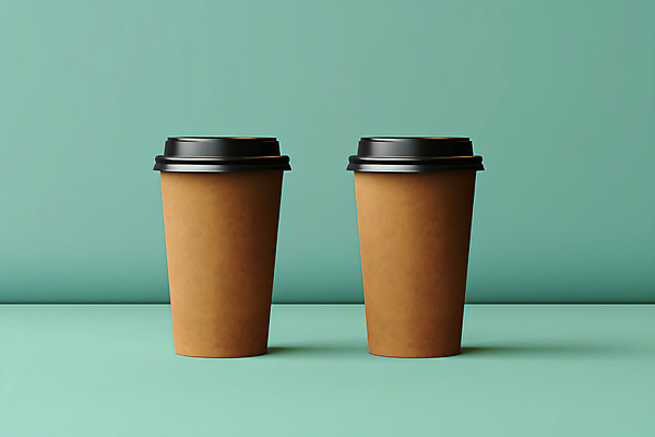 JPG 편집이미지 커피 사람없음 커피잔 일회용 오브젝트 테이크아웃 두잔 테이크아웃컵 편집실사 AI포토 AI콘텐츠 음료 2 잔 컵 CG 파일형식