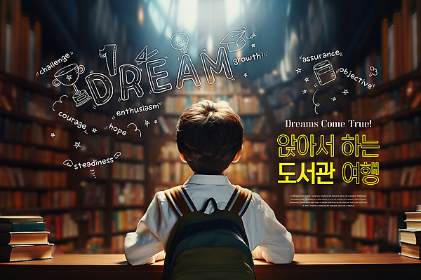 PSD 편집이미지 영어 남자 어린이 여행 학사모 전구 상상 미래 책장 한명 앉기 소년 상반신 타이포그라피 뒷모습 책 독서 희망 도서관 낙서 트로피 삼각자 소년한명만 이미지편집 문자 모자_잡화 1 교육 감정 뷰포인트 가구 컨셉 졸업 모션 자 사람 상_우승 남자한명만 소년만 파일형식