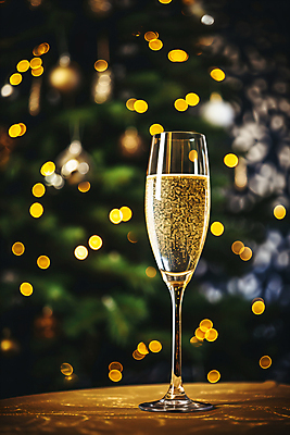 JPG 편집이미지 백그라운드 크리스마스 겨울 사람없음 노란색 샴페인 샴페인잔 보케 빛망울 스파클링 편집실사 AI포토 AI콘텐츠 계절 기념일 컬러 술잔 주류 빛 CG 파일형식