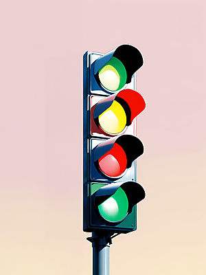 JPG 편집이미지 사람없음 빛 신호등 디지털합성 교통신호 편집소스 편집실사 AI포토 AI콘텐츠 교통 CG 파일형식