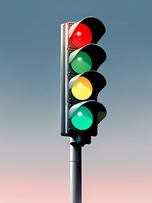 JPG 편집이미지 사람없음 빛 신호등 디지털합성 그라데이션 교통신호 편집소스 편집실사 AI포토 AI콘텐츠 교통 CG 파일형식