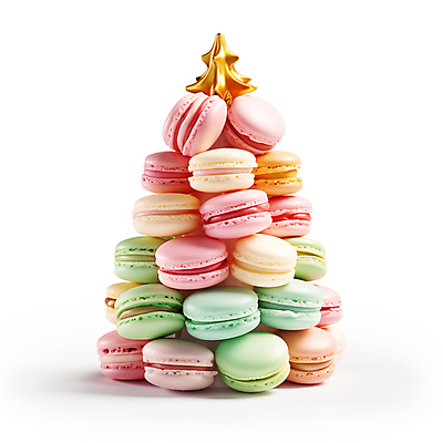 JPG 편집이미지 별 디저트 사람없음 크리스마스트리 쌓기 가득함 마카롱 트리모양 파스텔톤 편집실사 AI포토 AI콘텐츠 자연요소 모양 음식 컬러 크리스마스 모션 CG 파일형식