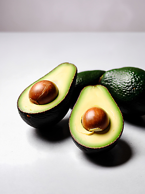 JPG 편집이미지 백그라운드 단면 사람없음 디지털합성 아보카도 편집소스 편집실사 AI포토 AI콘텐츠 과일 CG 파일형식