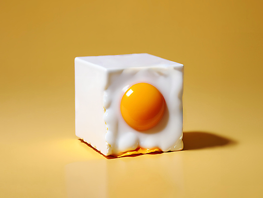 JPG 편집이미지 조각 식재료 사람없음 노란색 사각형 계란 큐브 디지털합성 정사각형 입체도형 편집소스 편집실사 AI컴퓨터그래픽 AI콘텐츠 도형 컬러 알 입체 CG 파일형식