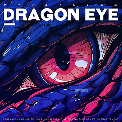 PSD 편집이미지 영어 응시 분홍색 새해 사람없음 파란색 유행 용띠 용 용띠해 청룡 안구 갑진년 이미지편집 문자 시선 컬러 신체부위 십이지신 파일형식 2024년 사방신