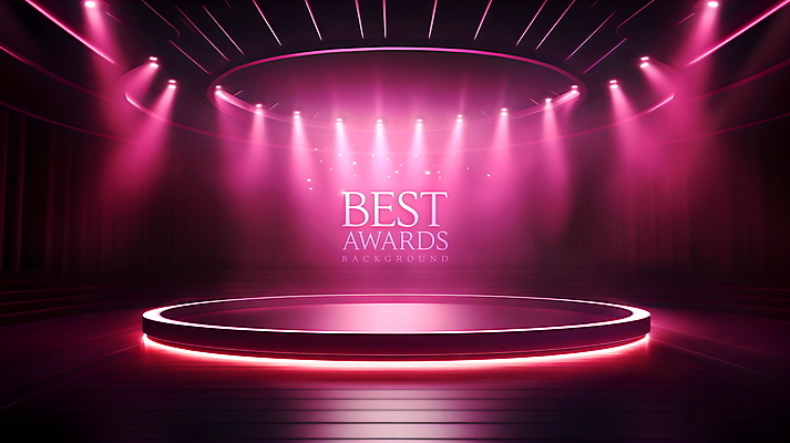 PSD 편집이미지 백그라운드 조명 사람없음 빛 공간 무대 자주색 단상 시상 시상식 연말 포디움 비어있는 이미지편집 컬러 파일형식