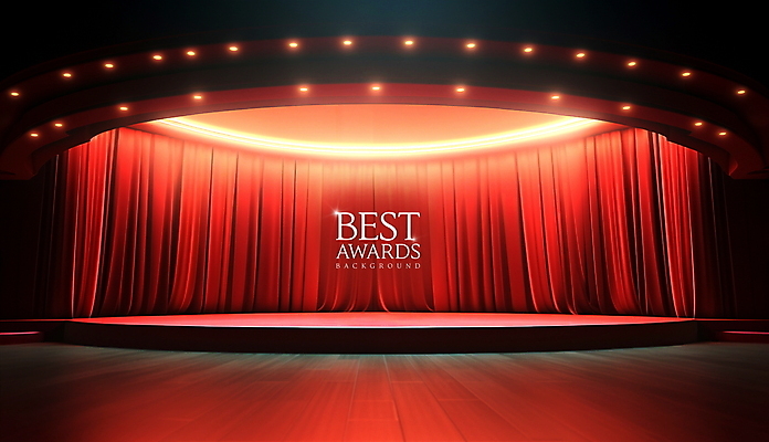 PSD 편집이미지 백그라운드 조명 사람없음 빨간색 빛 공간 무대 커튼 단상 시상 시상식 연말 포디움 비어있는 이미지편집 컬러 파일형식