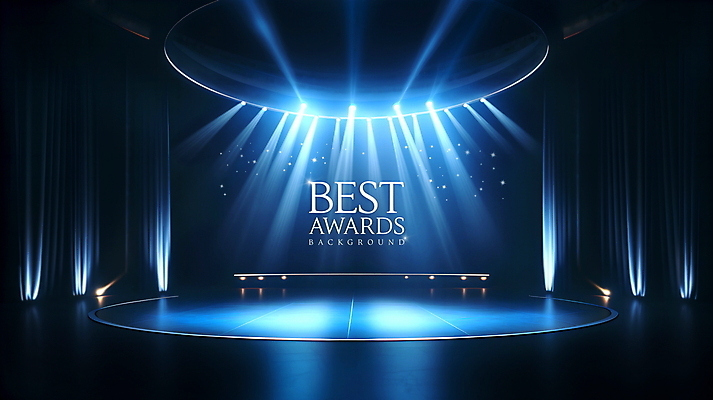 PSD 편집이미지 백그라운드 조명 사람없음 빛 공간 무대 남색 단상 시상 시상식 연말 포디움 비어있는 이미지편집 컬러 파일형식