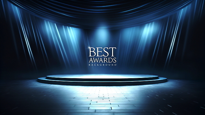PSD 편집이미지 백그라운드 조명 사람없음 빛 공간 무대 남색 단상 시상 시상식 연말 포디움 비어있는 이미지편집 컬러 파일형식