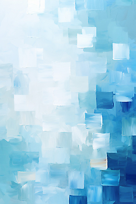 JPG 편집이미지 백그라운드 페인팅 붓터치 사람없음 파란색 페인트 질감 유화 이미지편집 편집실사 AI컴퓨터그래픽 AI콘텐츠 컬러 미술 CG 파일형식