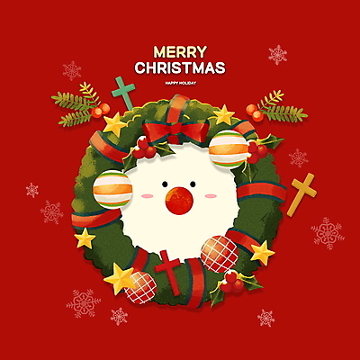 PSD 편집이미지 열매 별 리본 십자가 잎 크리스마스 눈꽃 사람없음 빨간색 눈송이 빨간코 포인세티아 홀리데이 오너먼트 크리스마스리스 이미지편집 자연요소 식물 기념일 꽃 컬러 크리스마스장식 휴가 눈_날씨 화환 파일형식