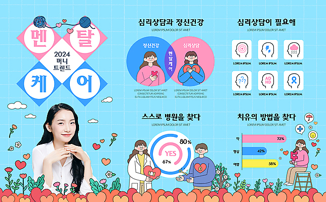 전신 템플릿 여자 남자 하늘색 그래프 들기 앉기 여러명 상반신 20대 성인 유행 한국인 하트 얼굴모양 치유 성인만 정신건강 심리상담 정신상담 이미지템플릿 AI파일 모양 얼굴 다수 모션 건강 사람 동양인 청년 치료 파란색 상담 파일형식 벡터