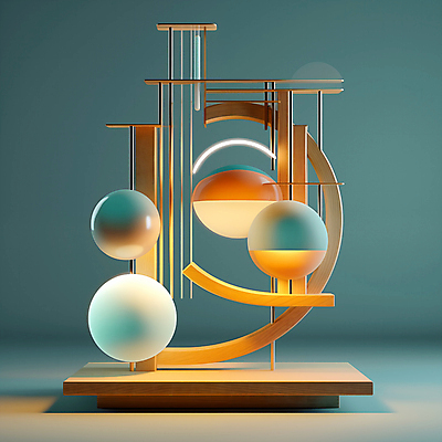 JPG 도형 편집이미지 디자인 사람없음 램프 원형 분위기 디지털합성 오브젝트 기하학 지오메트릭 편집소스 이미지편집 편집실사 AI컴퓨터그래픽 AI콘텐츠 컨셉 무늬 조명 CG 파일형식