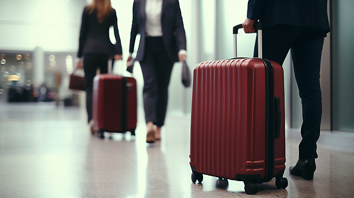 JPG 편집이미지 여자 남자 비즈니스 성인 세명 캐리어 잡기 업무 직장인 디지털합성 출장 성인만 편집실사 AI인물포토 AI콘텐츠 직업 모션 사람 여행가방 작업 CG 파일형식 AI포토