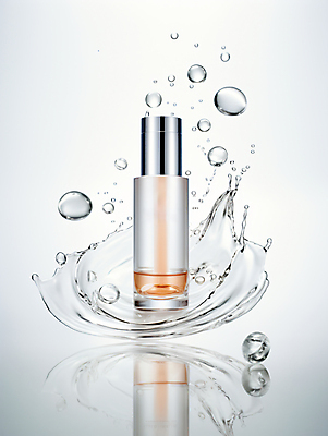 JPG 편집이미지 사람없음 물 뷰티 화장품 용기 스플래쉬 편집실사 AI컴퓨터그래픽 AI콘텐츠 자연요소 그릇 CG 파일형식