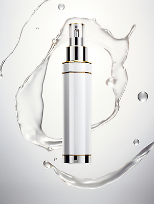 JPG 편집이미지 사람없음 물 뷰티 화장품 용기 스플래쉬 편집실사 AI컴퓨터그래픽 AI콘텐츠 자연요소 그릇 CG 파일형식