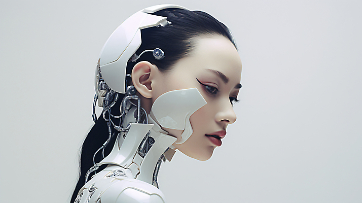 JPG 편집이미지 사람없음 뷰티 기계 로봇 하이브리드 휴머노이드 이미지편집 편집실사 AI컴퓨터그래픽 AI콘텐츠 CG 파일형식