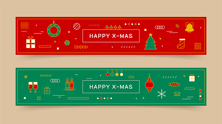 템플릿 배너템플릿 가로배너 백그라운드 크리스마스 패턴 초 사람없음 빨간색 초록색 선물상자 크리스마스트리 와인 현수막 편지 크리스마스양말 징글벨 오너먼트 크리스마스리스 배너세트 AI파일 배너 기념일 컬러 크리스마스장식 무늬 양말 주류 선물 가로 세트 상자 화환 종 파일형식 벡터