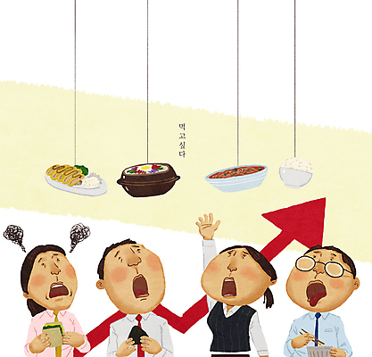 PSD 여자 남자 화살표 일러스트 밥 샌드위치 매달리기 들기 여러명 상반신 성인 경제 고통 라면 시세 직장인 좌절 사회이슈 장바구니 뚝배기 상승 비빔밥 메롱 계란말이 손뻗기 서민 경제불황 삼각김밥 식욕 힘듦 성인만 인플레이션 고금리 런치플레이션 국내일러스트 직업 감정 한식 음식 다수 컨셉 모션 사람 금융 쇼핑 바구니 면류 계란요리 김밥 불황 국민 금리 파일형식