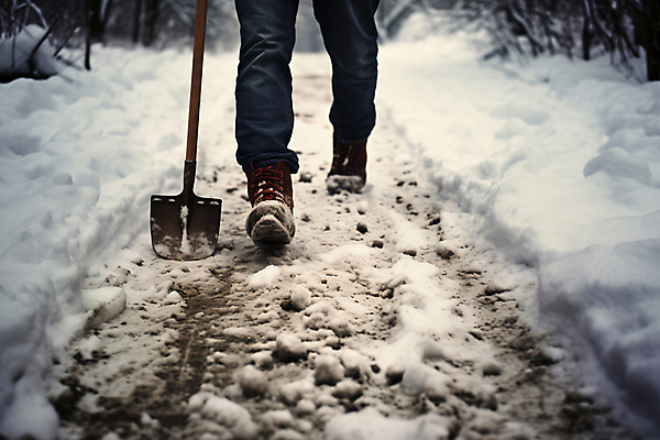 JPG 편집이미지 길 겨울 발 신체부위 걷기 눈 다리 삽 디지털합성 쌓인눈 제설 폭설 눈덮임 편집실사 AI인물포토 AI콘텐츠 자연요소 계절 컨셉 모션 날씨 눈_날씨 사람 자연재해 CG 파일형식 AI포토