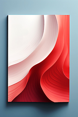 JPG 편집이미지 디자인 표지 물결 곡선 추상 사람없음 책 빨간색 웨이브 미니멀 이미지편집 편집실사 AI포토 AI콘텐츠 선 컬러 무늬 CG 파일형식