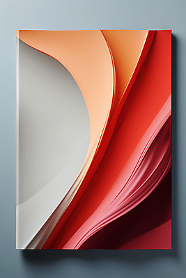 JPG 편집이미지 디자인 표지 물결 곡선 추상 사람없음 책 빨간색 웨이브 미니멀 이미지편집 편집실사 AI포토 AI콘텐츠 선 컬러 무늬 CG 파일형식