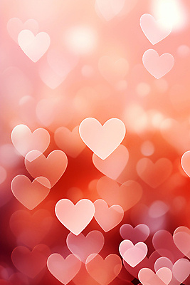 JPG 편집이미지 백그라운드 사랑 사람없음 빨간색 귀여움 하트 하트백그라운드 블러효과 이미지편집 편집실사 AI컴퓨터그래픽 AI콘텐츠 모양 감정 컬러 컨셉 CG 블러 파일형식 효과