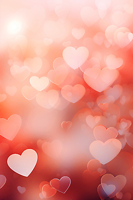 JPG 편집이미지 백그라운드 사랑 사람없음 빨간색 귀여움 하트 하트백그라운드 블러효과 이미지편집 편집실사 AI컴퓨터그래픽 AI콘텐츠 모양 감정 컬러 컨셉 CG 블러 파일형식 효과