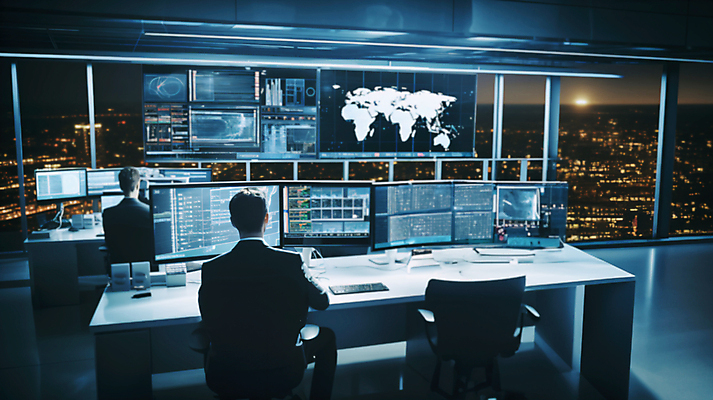 JPG 편집이미지 남자 실루엣 정보기술 성인 두명 컴퓨터 사무실 디지털 스크린 자료 타이핑 업무 센터 연구원 클라우드서비스 성인남자만 편집실사 AI포토 AI콘텐츠 직업 비즈니스 기술 촬영기법 사람 전자제품 작업 CG 서비스 남자만 성인만 파일형식